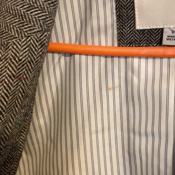 Gray Twill Blazer Jacket - Picture 6 of 6